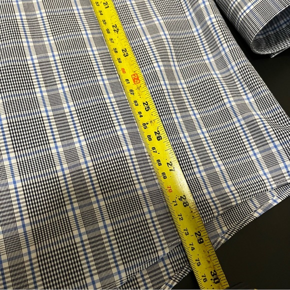 Michael Michael Kors Prince if Whales Check Plaid Button Up Shirt | Regular Fit - Picture 14 of 14